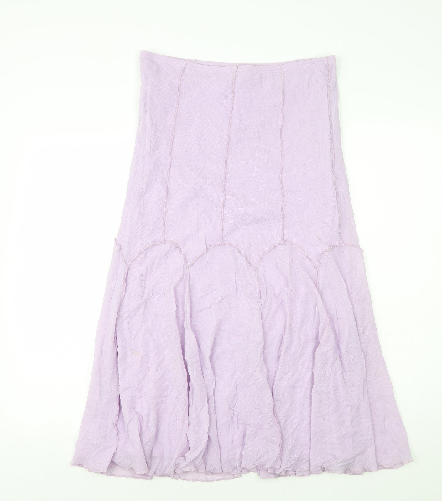 Chianti Womens Purple Polyester A-Line Skirt Size 16