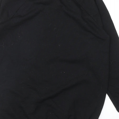 Preworn Womens Black Cotton Pullover Sweatshirt Size S Pullover - Prosecco Made Me Do It