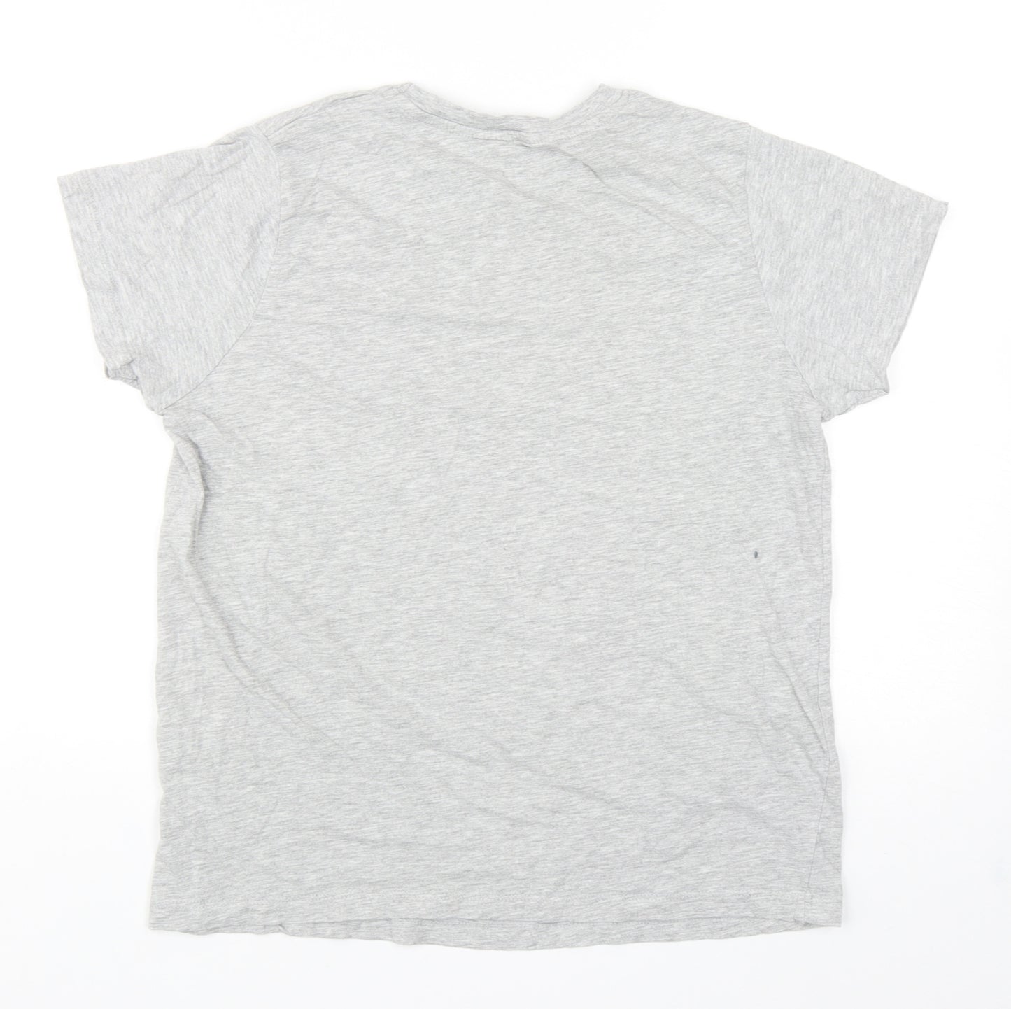 Primark Womens Grey Cotton Basic T-Shirt Size S Round Neck - Something Great Is About To Happen