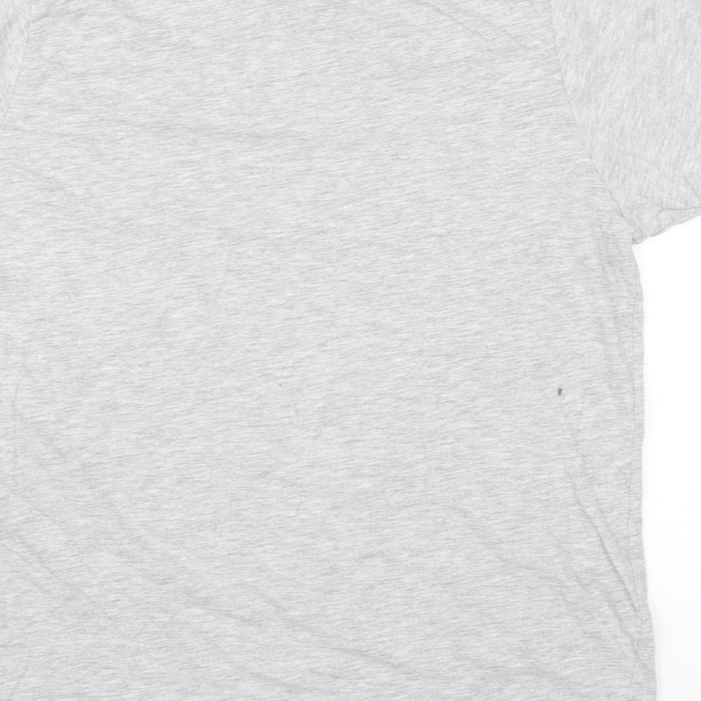 Primark Womens Grey Cotton Basic T-Shirt Size S Round Neck - Something Great Is About To Happen