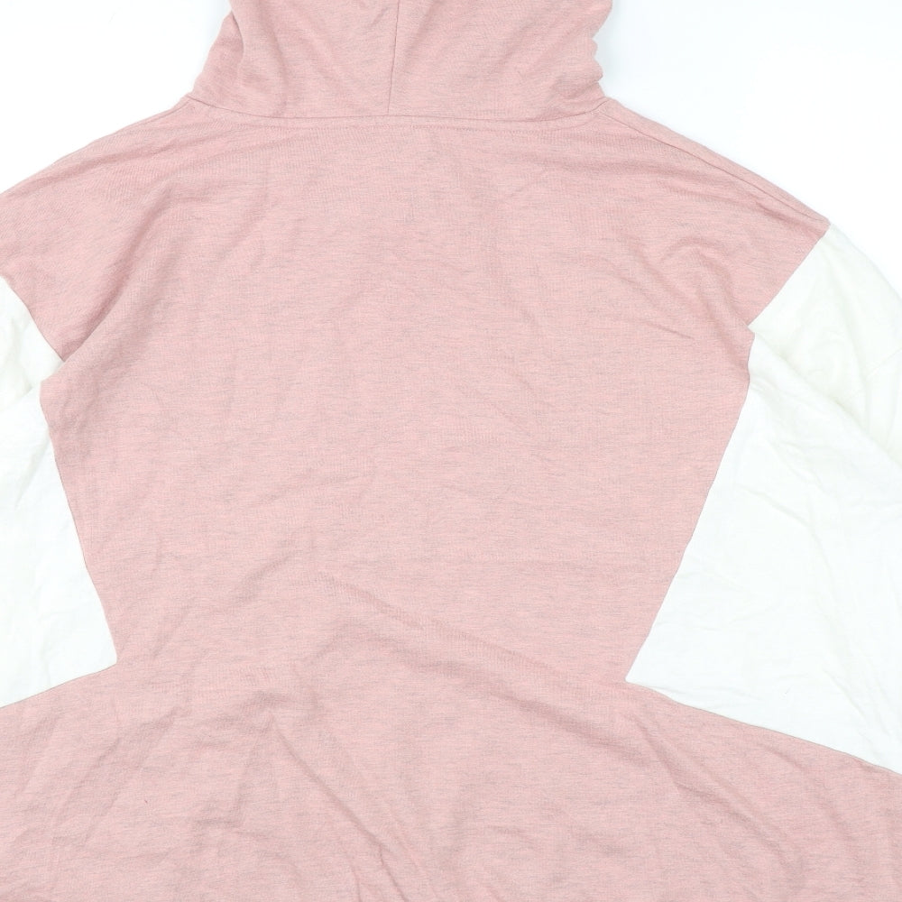 Papaya Womens Multicoloured Colourblock Cotton Pullover Hoodie Size XL Pullover