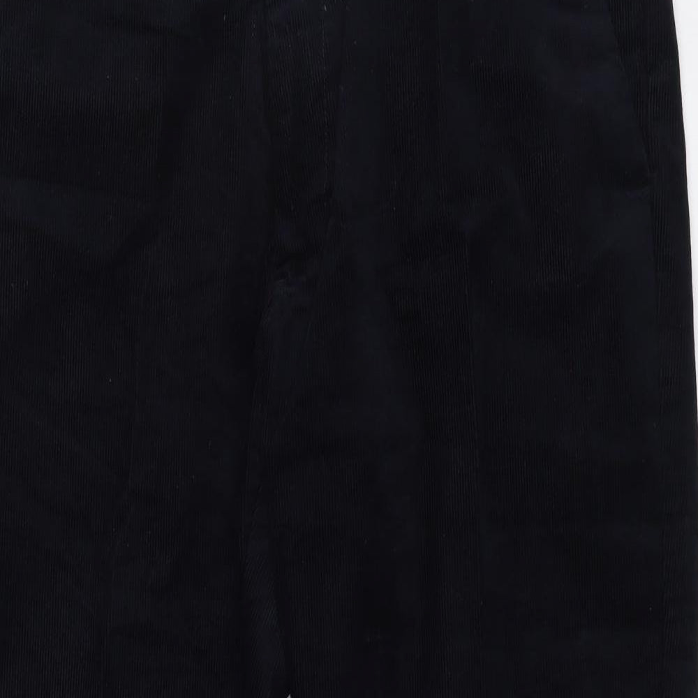 Marks and Spencer Mens Blue Cotton Straight Jeans Size 38 in L29 in Regular Button