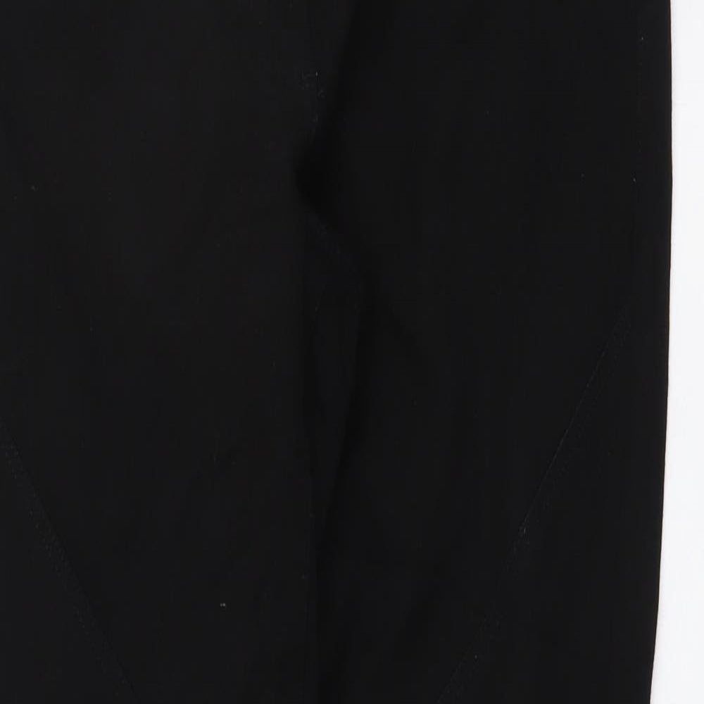 H&M Womens Black Cotton Skinny Jeans Size M L28 in Regular Button