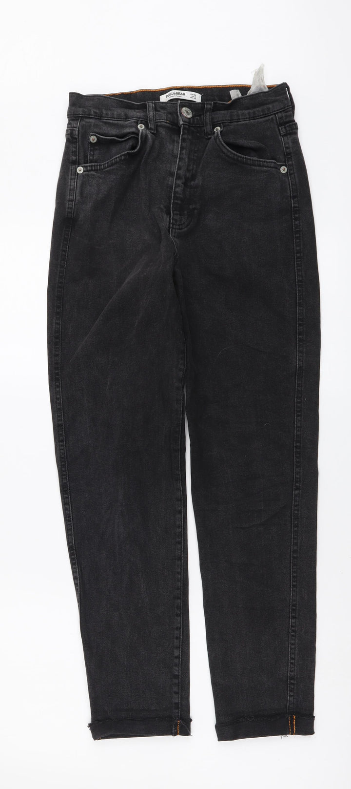 Pull&Bear Womens Grey Cotton Jegging Jeans Size S L27 in Regular Button