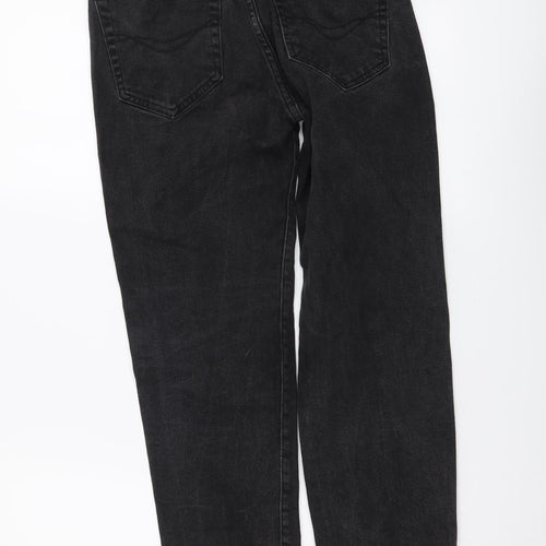 Pull&Bear Womens Grey Cotton Jegging Jeans Size S L27 in Regular Button