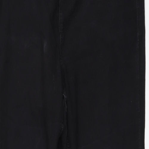 Marks and Spencer Womens Black Cotton Harem Leggings Size 16 L29 in
