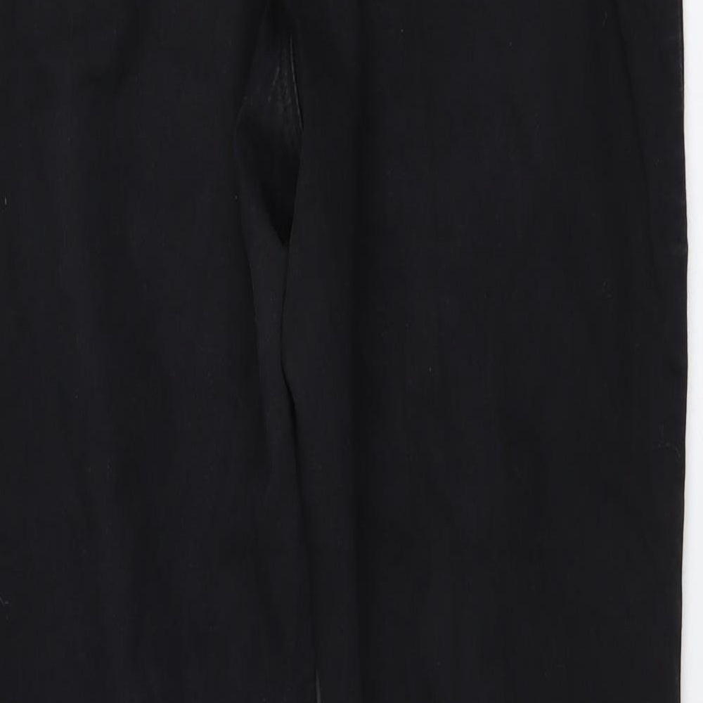 Marks and Spencer Womens Black Cotton Harem Leggings Size 16 L29 in