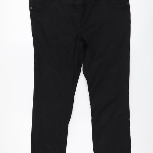 Preworn Womens Black Cotton Jegging Leggings Size 34 in L31 in