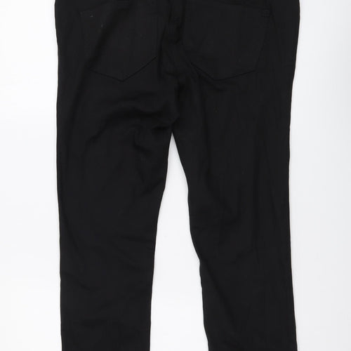 Preworn Womens Black Cotton Jegging Leggings Size 34 in L31 in