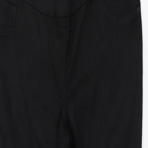 Preworn Womens Black Cotton Jegging Leggings Size 34 in L31 in