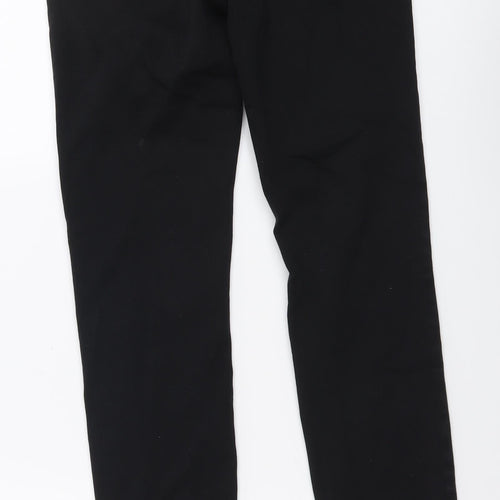 Denim & Co. Womens Black Cotton Mom Jeans Size 6 L29 in Regular Button