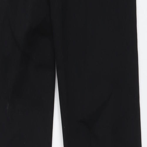 Denim & Co. Womens Black Cotton Mom Jeans Size 6 L29 in Regular Button