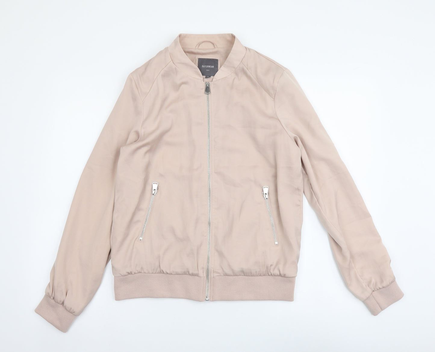 NEXT Womens Pink Polyester Full Zip Sweatshirt Size 12 Zip