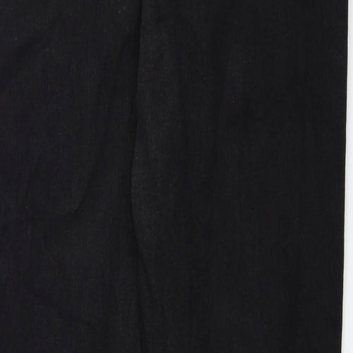 Marks and Spencer Womens Black Cotton Skinny Jeans Size 10 L28 in Regular Zip