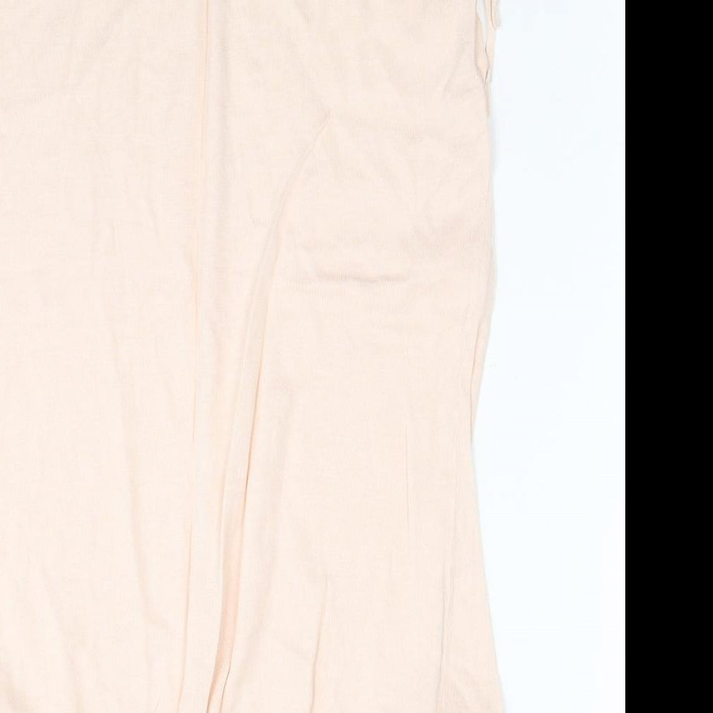 Gap Womens Pink Cotton Jersey Tank Size M Boat Neck