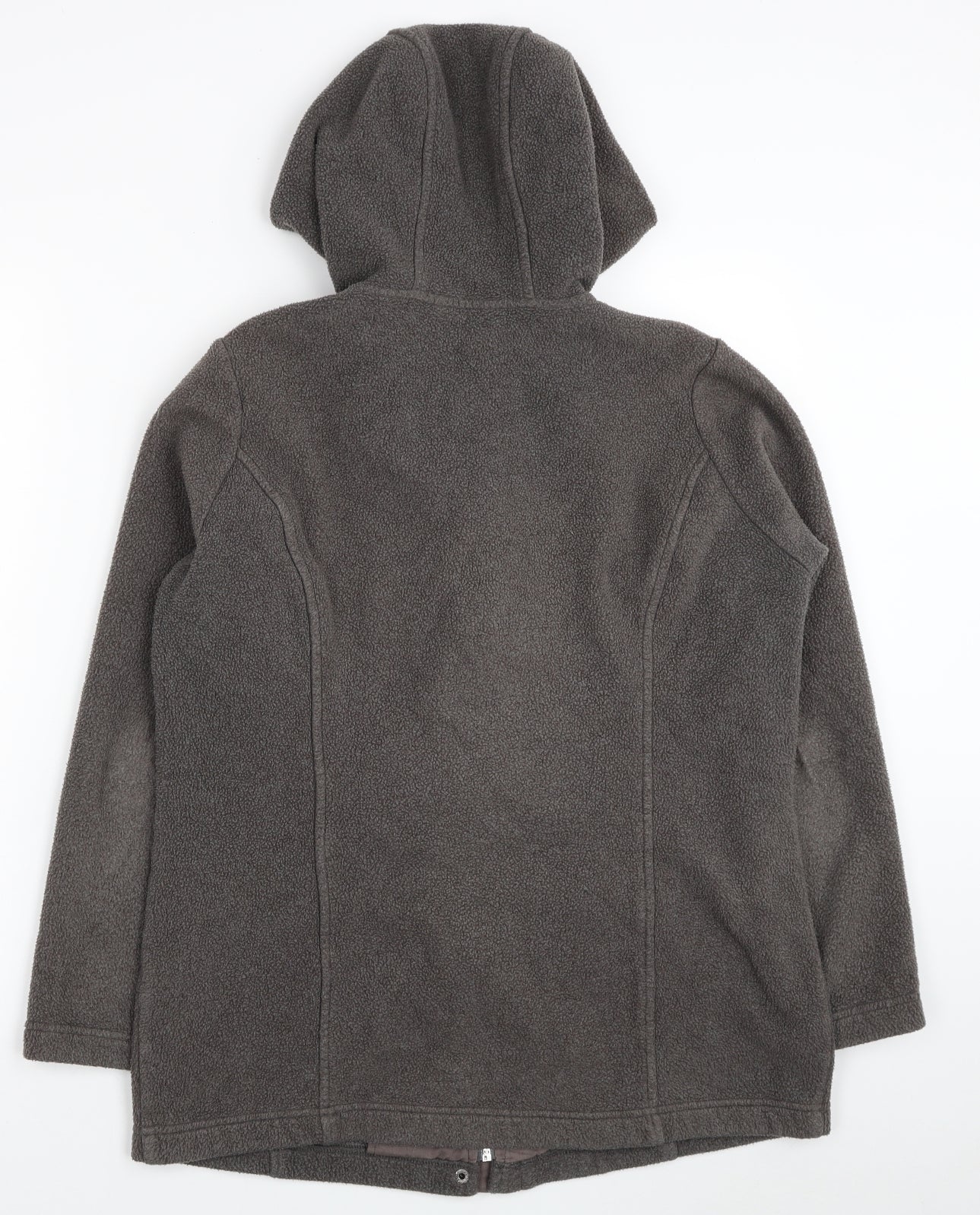 Marks and Spencer Womens Brown Overcoat Coat Size 14 Zip