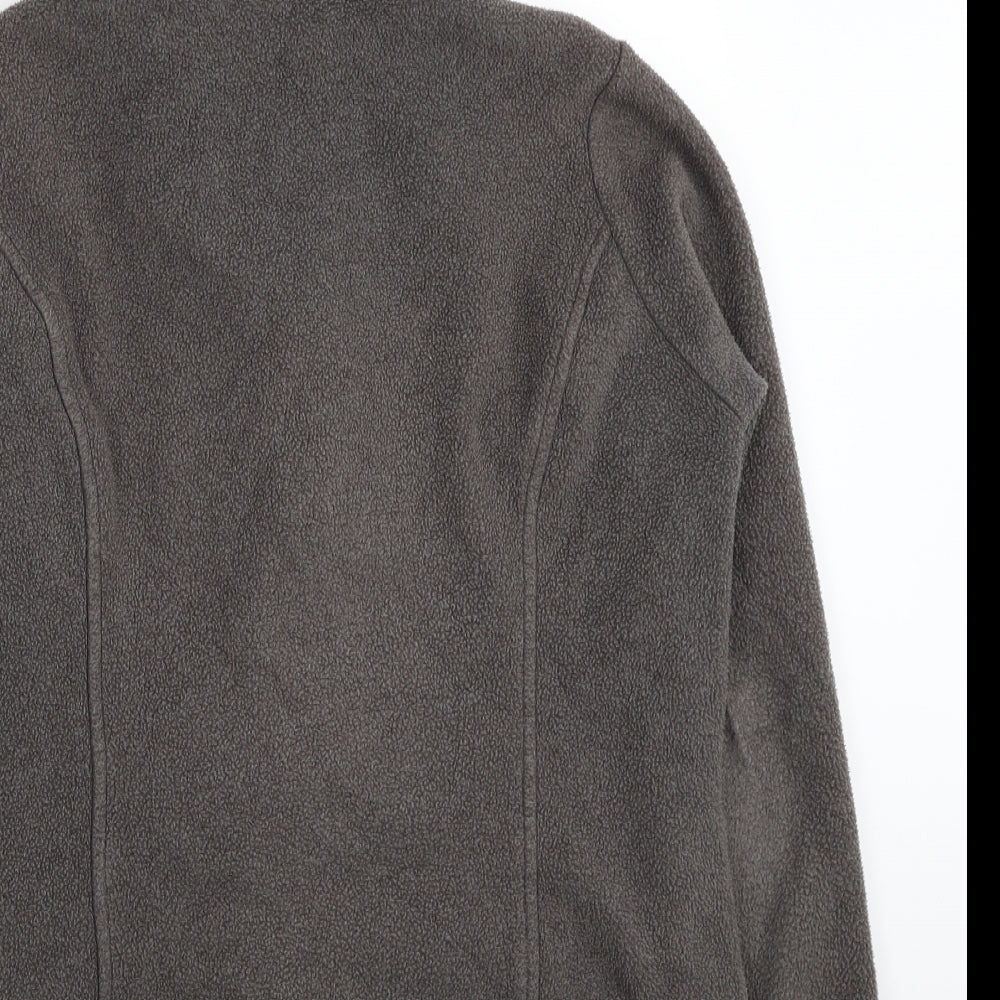 Marks and Spencer Womens Brown Overcoat Coat Size 14 Zip