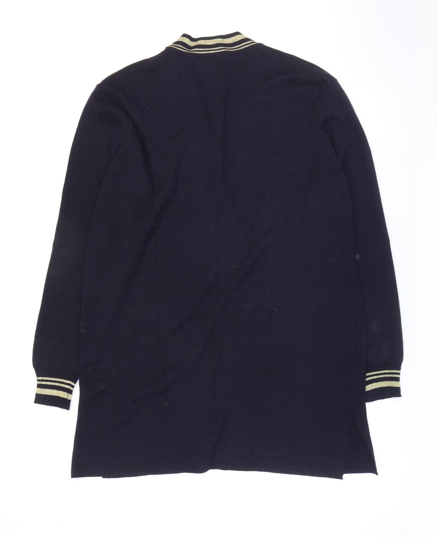 Viyella Womens Blue V-Neck Acrylic Cardigan Jumper Size M