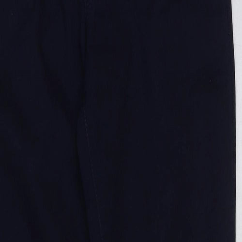 YESYES Womens Blue Cotton Skinny Jeans Size 10 L27 in Regular Button