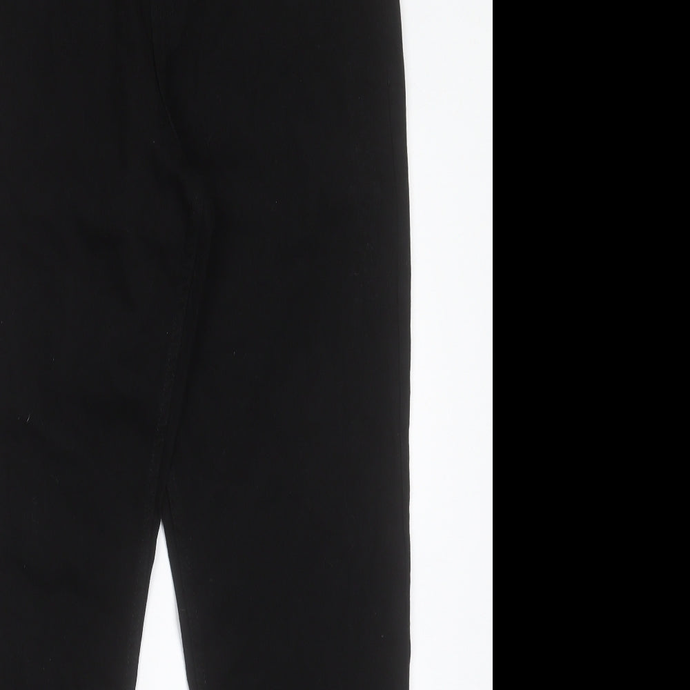 Denim & Co. Mens Black Cotton Straight Jeans Size 34 in L32 in Relaxed Button