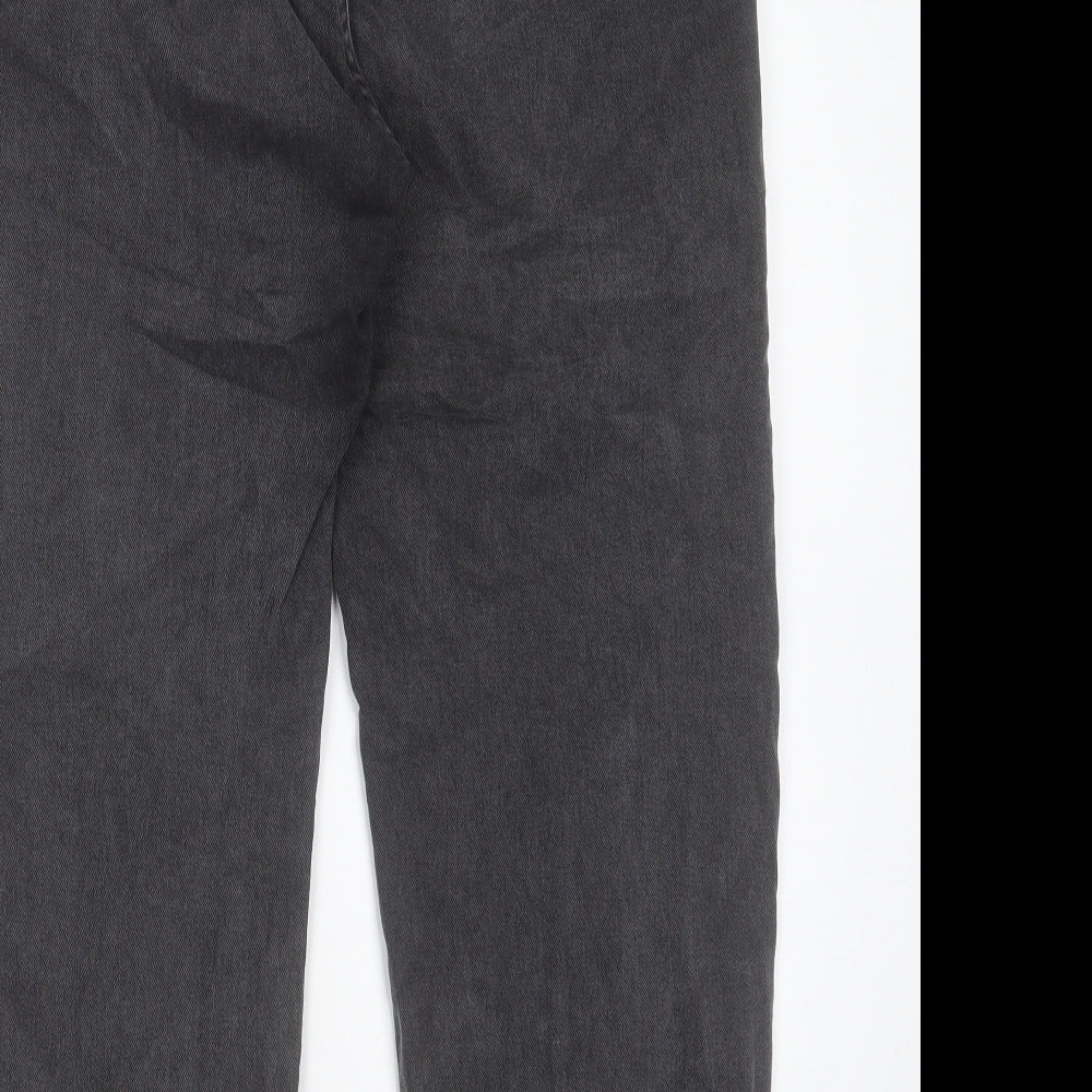 Noisy may Mens Grey Cotton Straight Jeans Size 31 in L32 in Regular Button