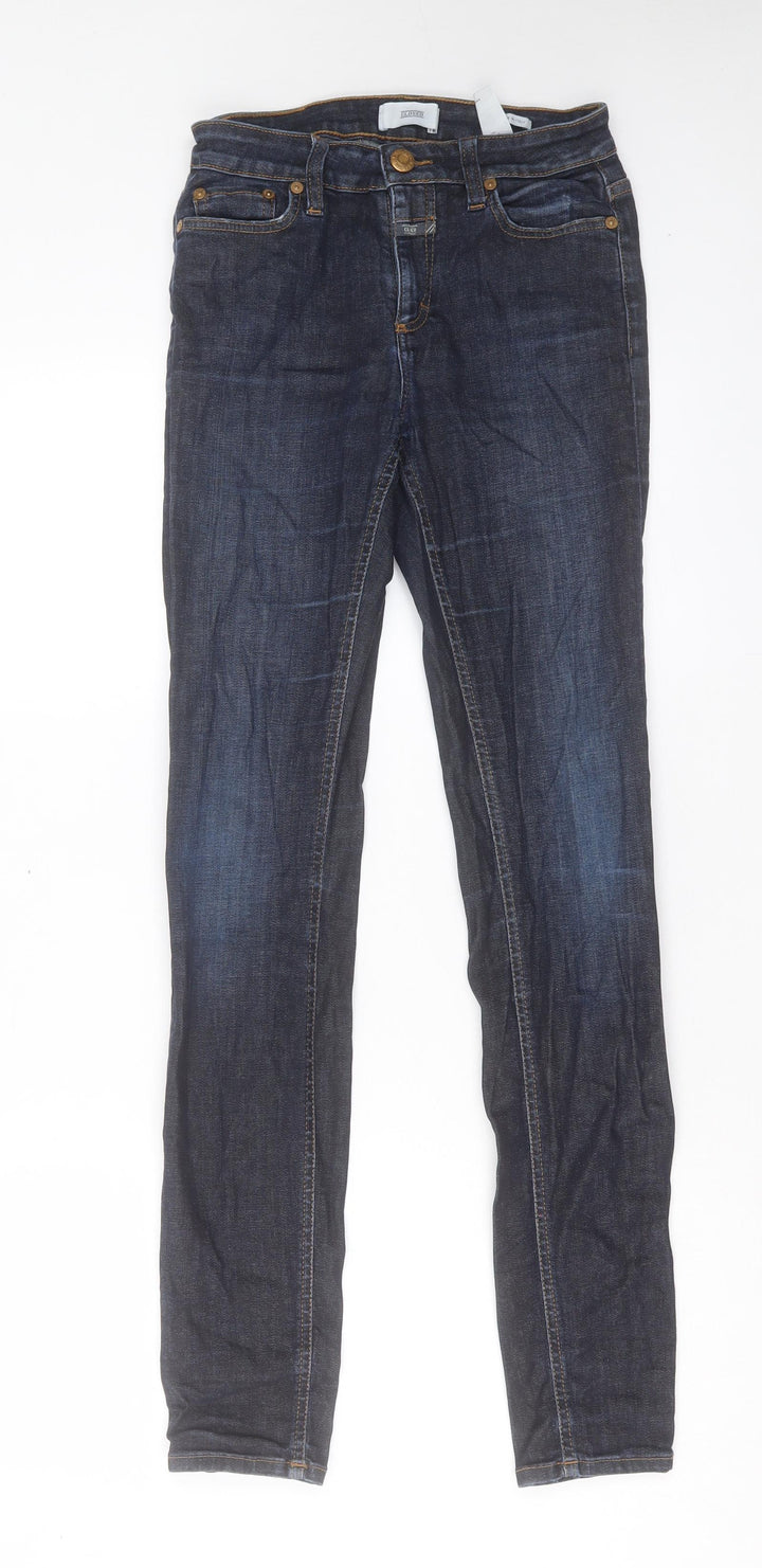 Closed Womens Blue Cotton Skinny Jeans Size 25 in L30 in Regular Button