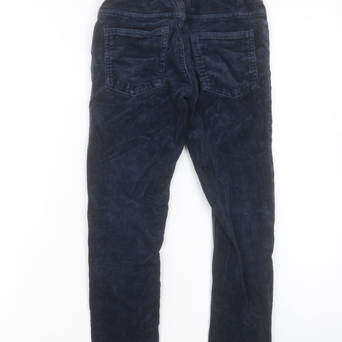 NEXT Boys Blue Cotton Capri Trousers Size 9 Months Regular Button