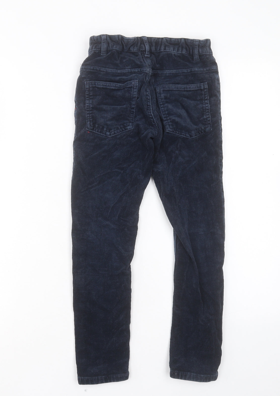 NEXT Boys Blue Cotton Capri Trousers Size 9 Months Regular Button