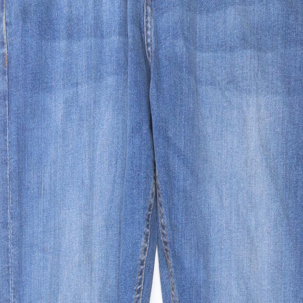 NEXT Mens Blue Cotton Skinny Jeans Size 34 in L31 in Regular Button