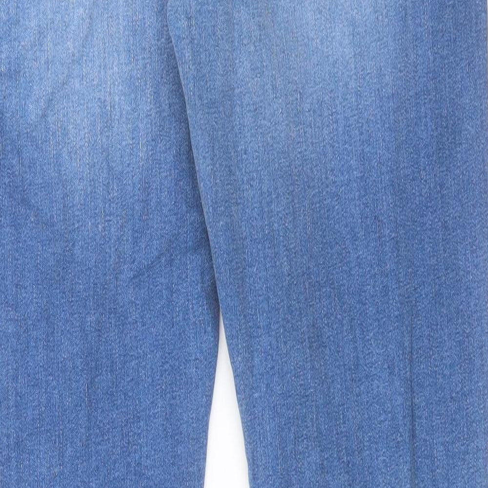 NEXT Mens Blue Cotton Skinny Jeans Size 34 in L31 in Regular Button