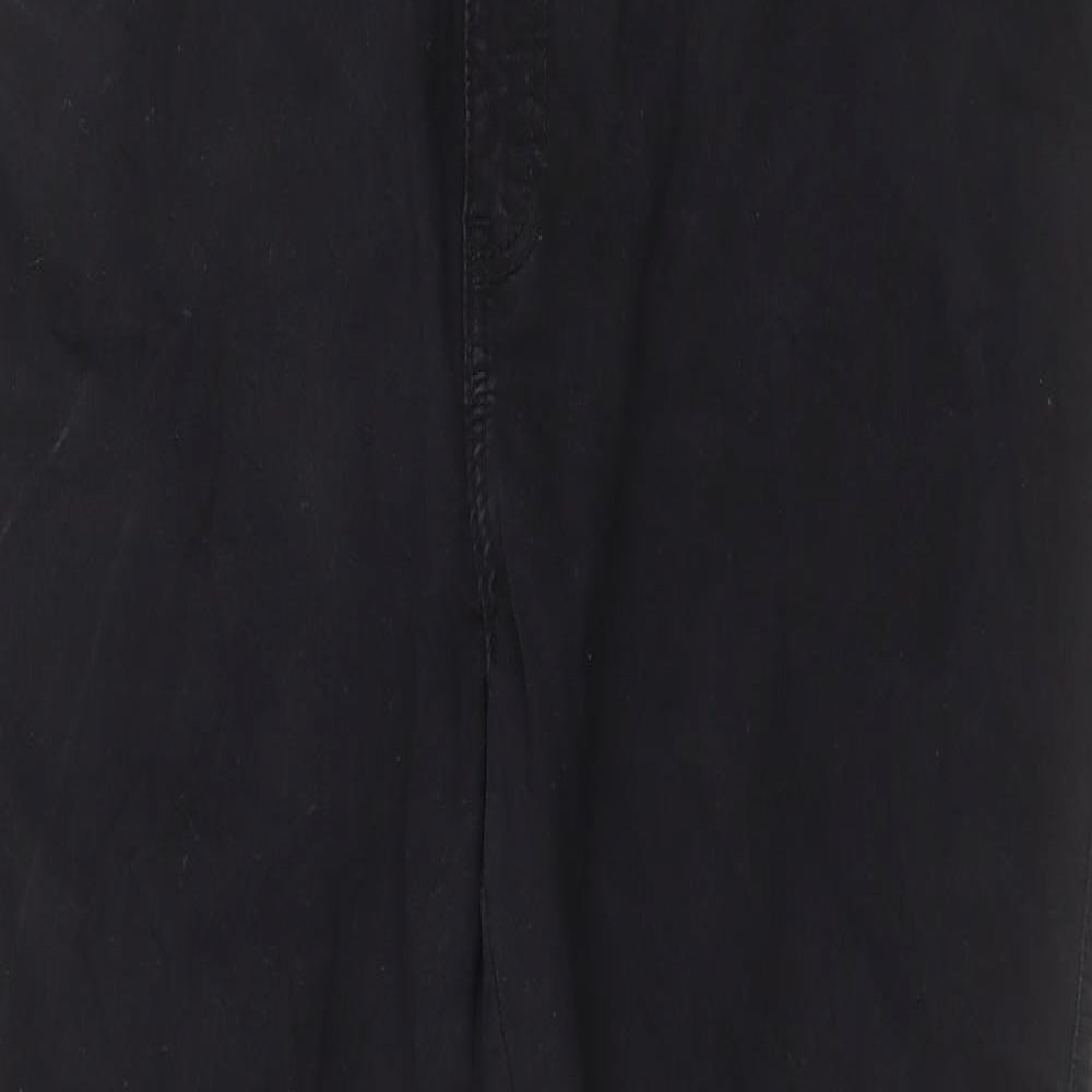 Dr. Denim Mens Black Cotton Skinny Jeans Size 42 in L30 in Regular Button
