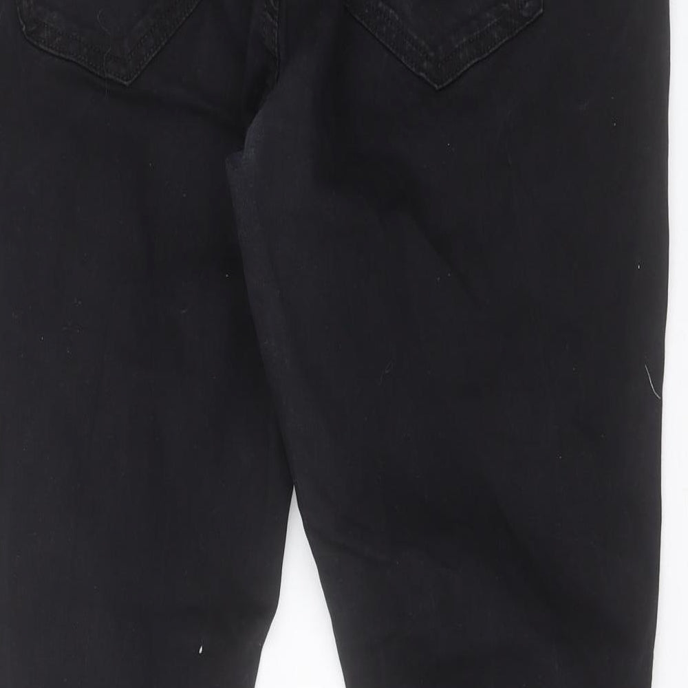 Dr. Denim Mens Black Cotton Skinny Jeans Size 42 in L30 in Regular Button