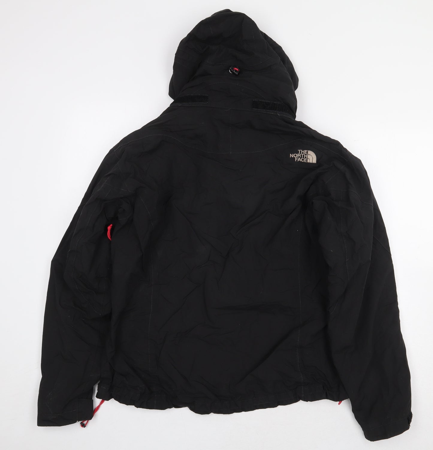 The North Face Womens Black Rain Coat Coat Size M Zip