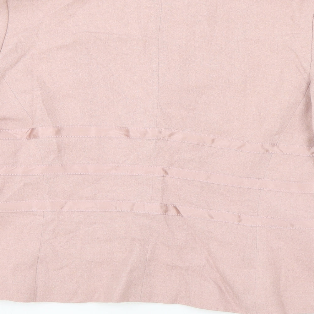 Gerard Darel Womens Pink Jacket Blazer Size 42 Tie