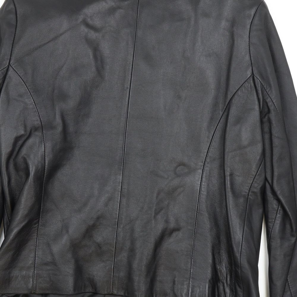 Bianco Womens Black Jacket Size XL Button