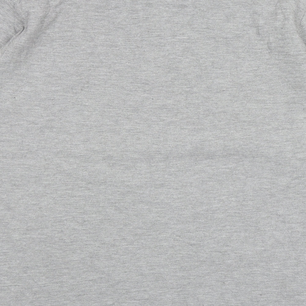 Boohoo Man Mens Grey Cotton Polo Size XL Collared Button