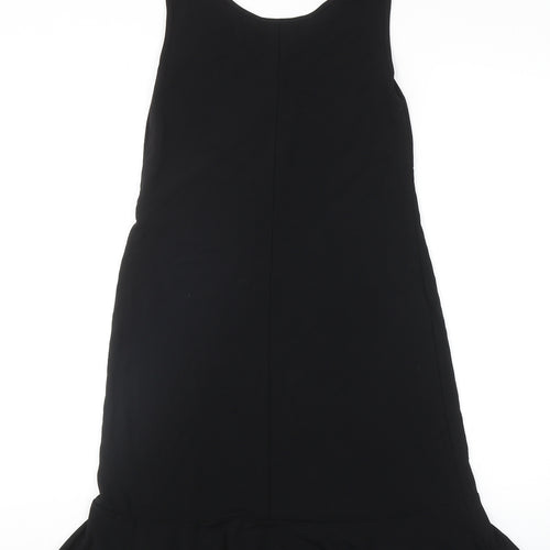 NEXT Womens Black Polyester Mermaid Size 10 V-Neck Pullover