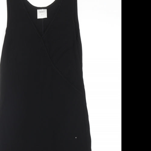 NEXT Womens Black Polyester Mermaid Size 10 V-Neck Pullover