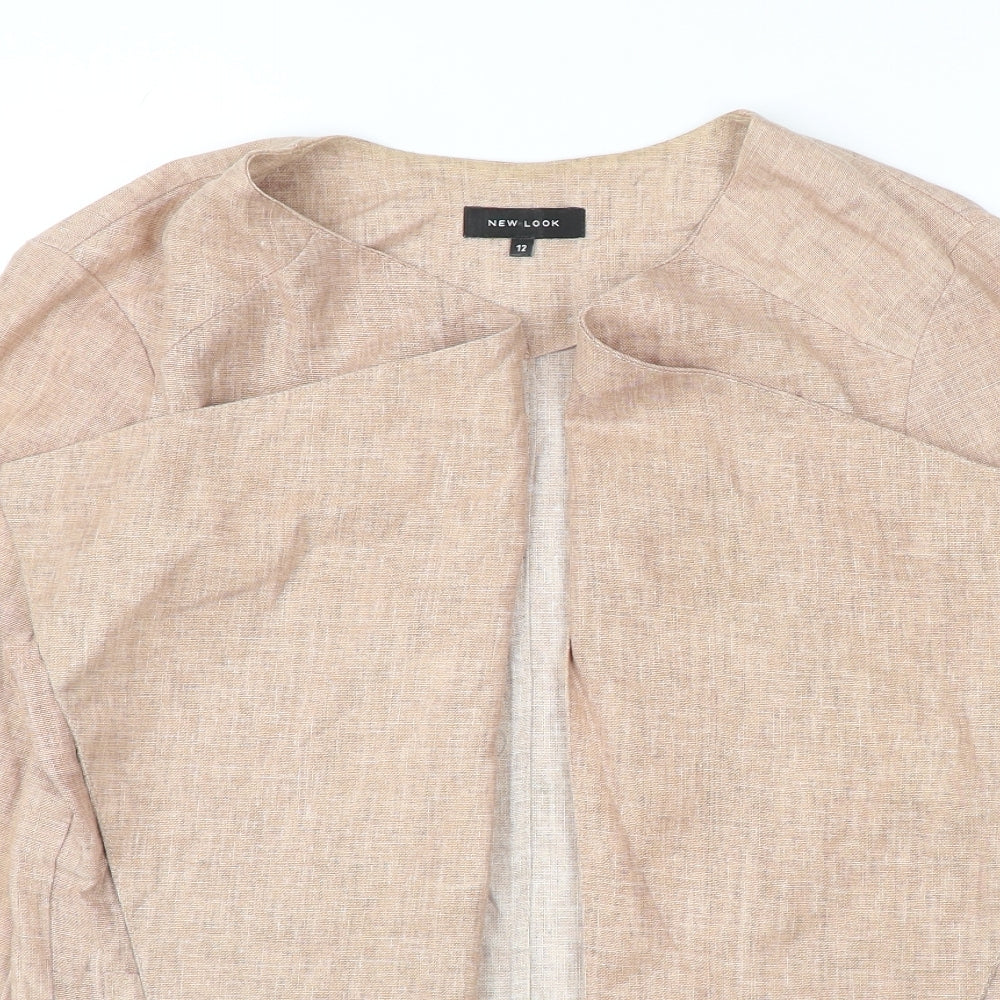 New Look Womens Pink Jacket Blazer Size 12