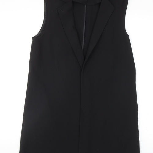 Papaya Womens Black Jacket Waistcoat Size 8