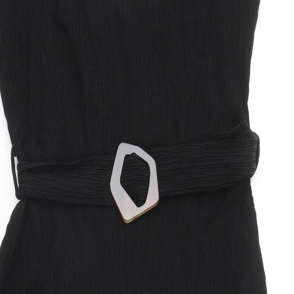 Primark Womens Black Lyocell Jumpsuit One-Piece Size 12 L21 in Pullover