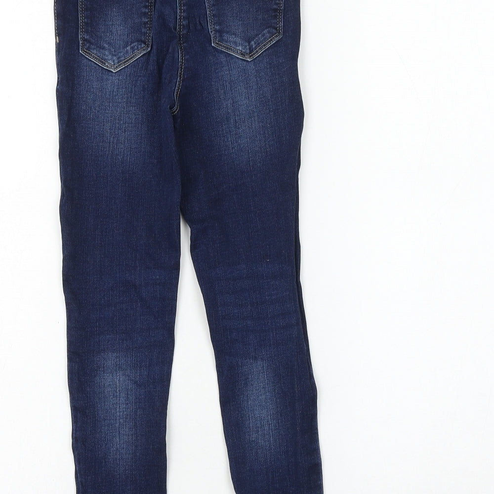 NEXT Boys Blue Cotton Skinny Jeans Size 8 Years Regular