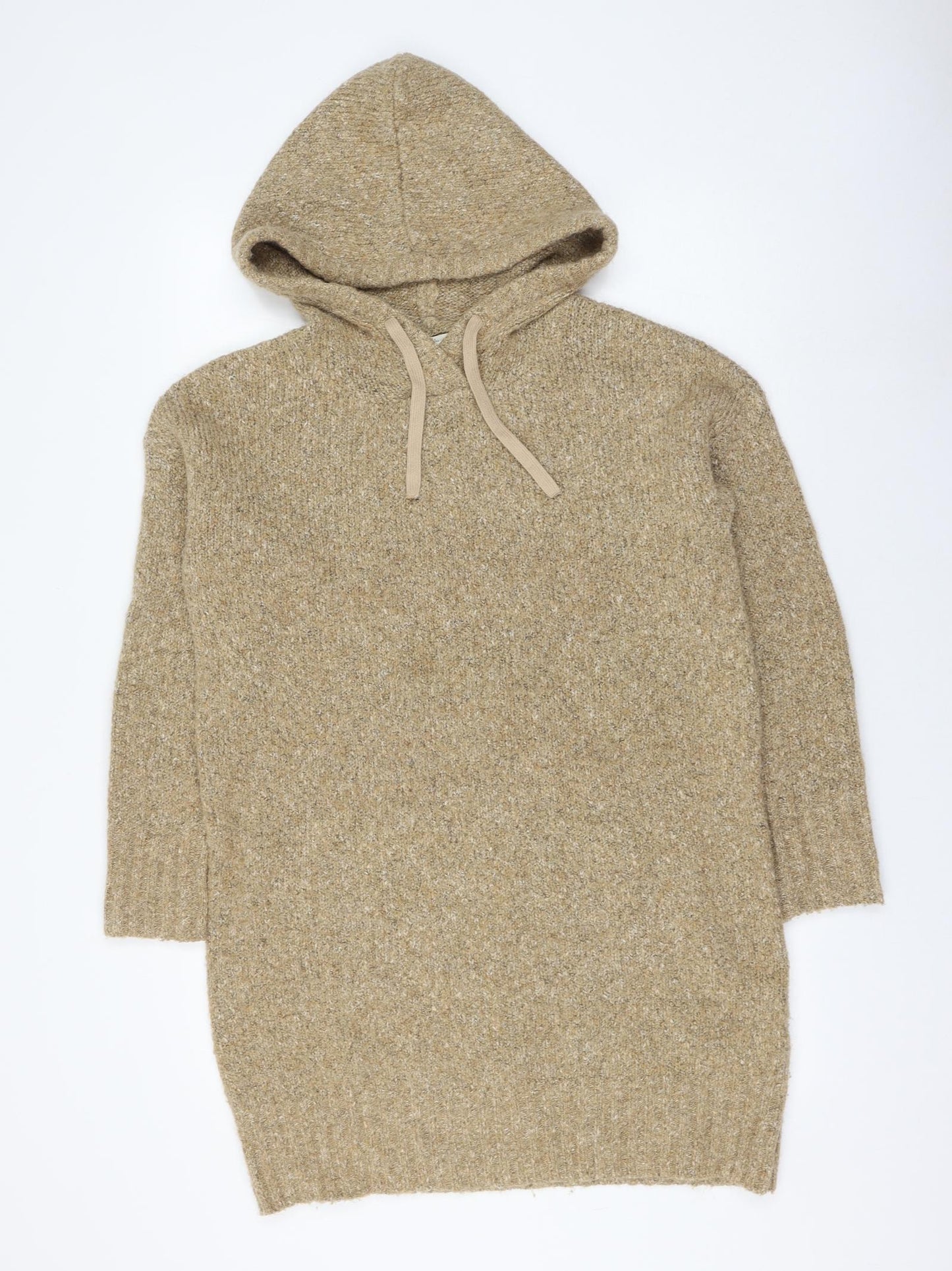 Yes Lola Womens Brown Polyester Pullover Hoodie Size M Pullover