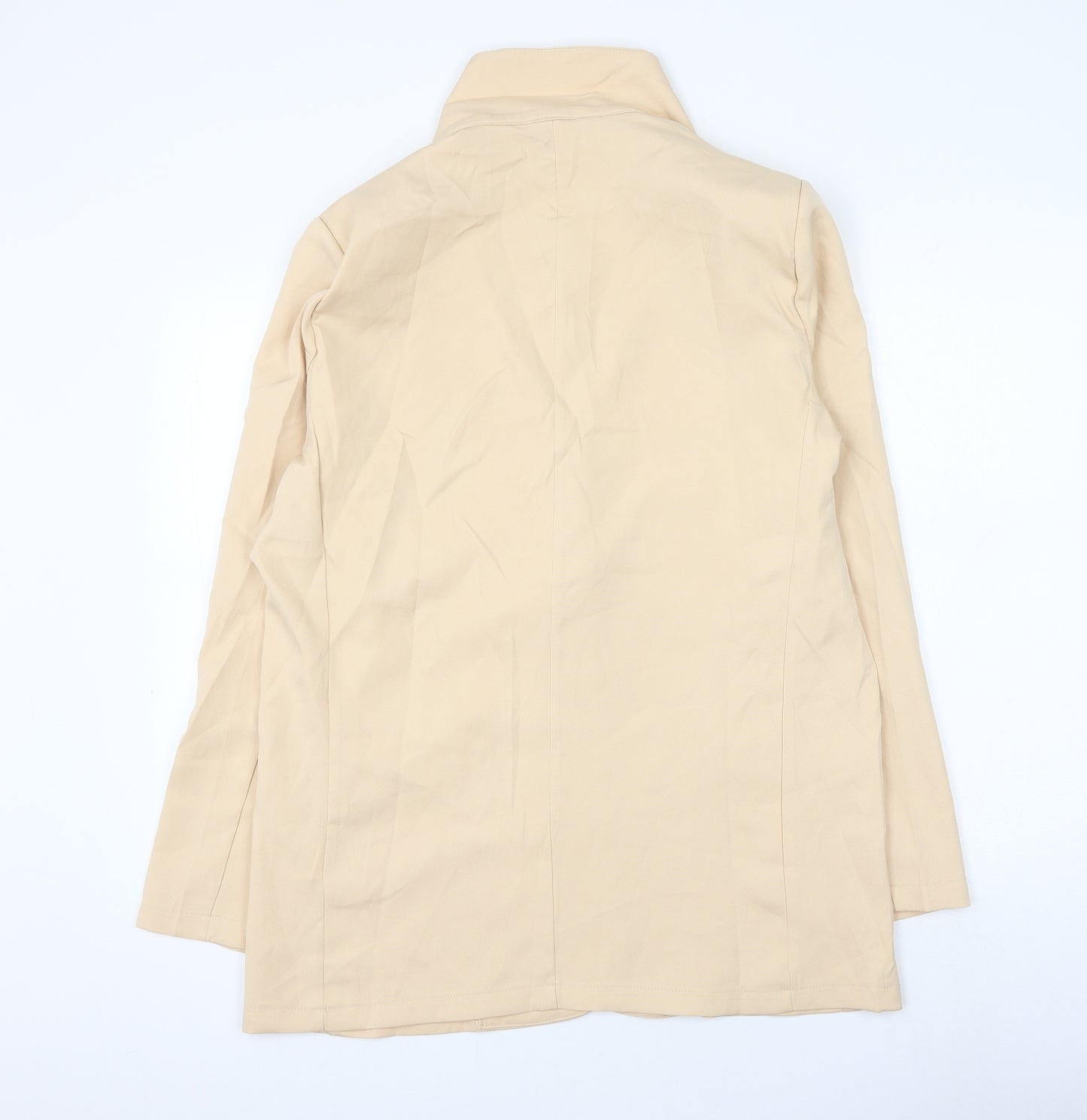 SheIn Womens Beige Jacket Blazer Size L Button