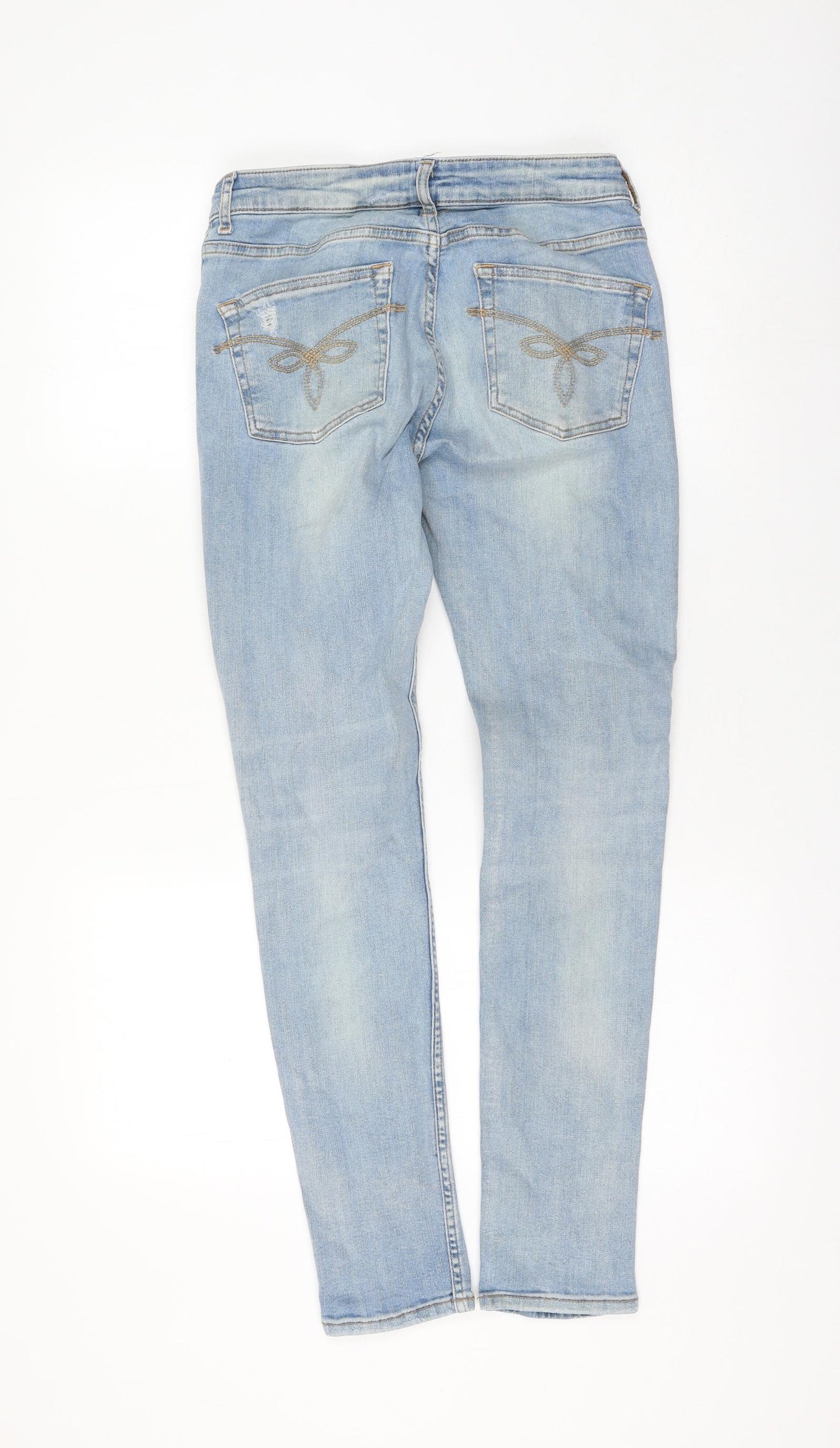 Ted Baker Womens Blue Cotton Skinny Jeans Size 28 in L28 in Regular Zip
