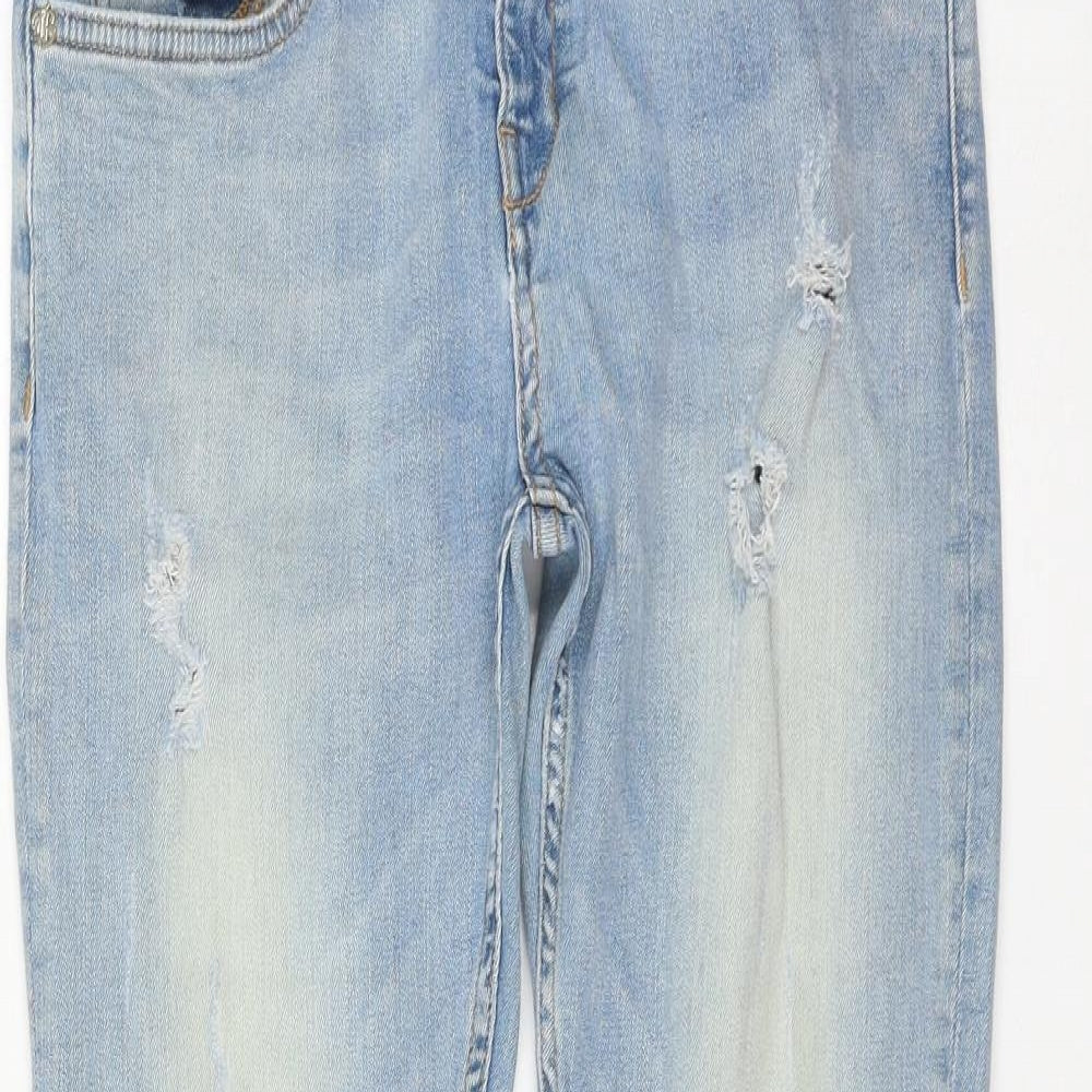 Ted Baker Womens Blue Cotton Skinny Jeans Size 28 in L28 in Regular Zip