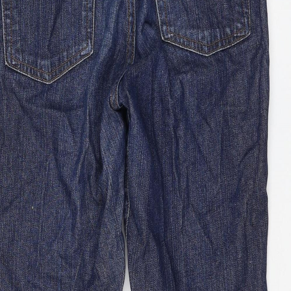 Calvin Klein Womens Blue Cotton Bootcut Jeans Size 30 in L27 in Regular Zip