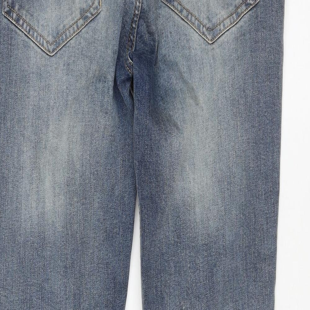 Valere Mens Blue Cotton Skinny Jeans Size 34 in L30 in Regular Zip