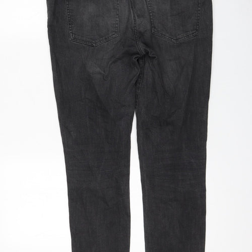 Waven Womens Grey Cotton Skinny Jeans Size 34 in L30 in Regular Zip