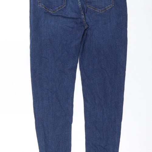 Preworn Womens Blue Polyester Skinny Jeans Size 30 in L28 in Regular Zip
